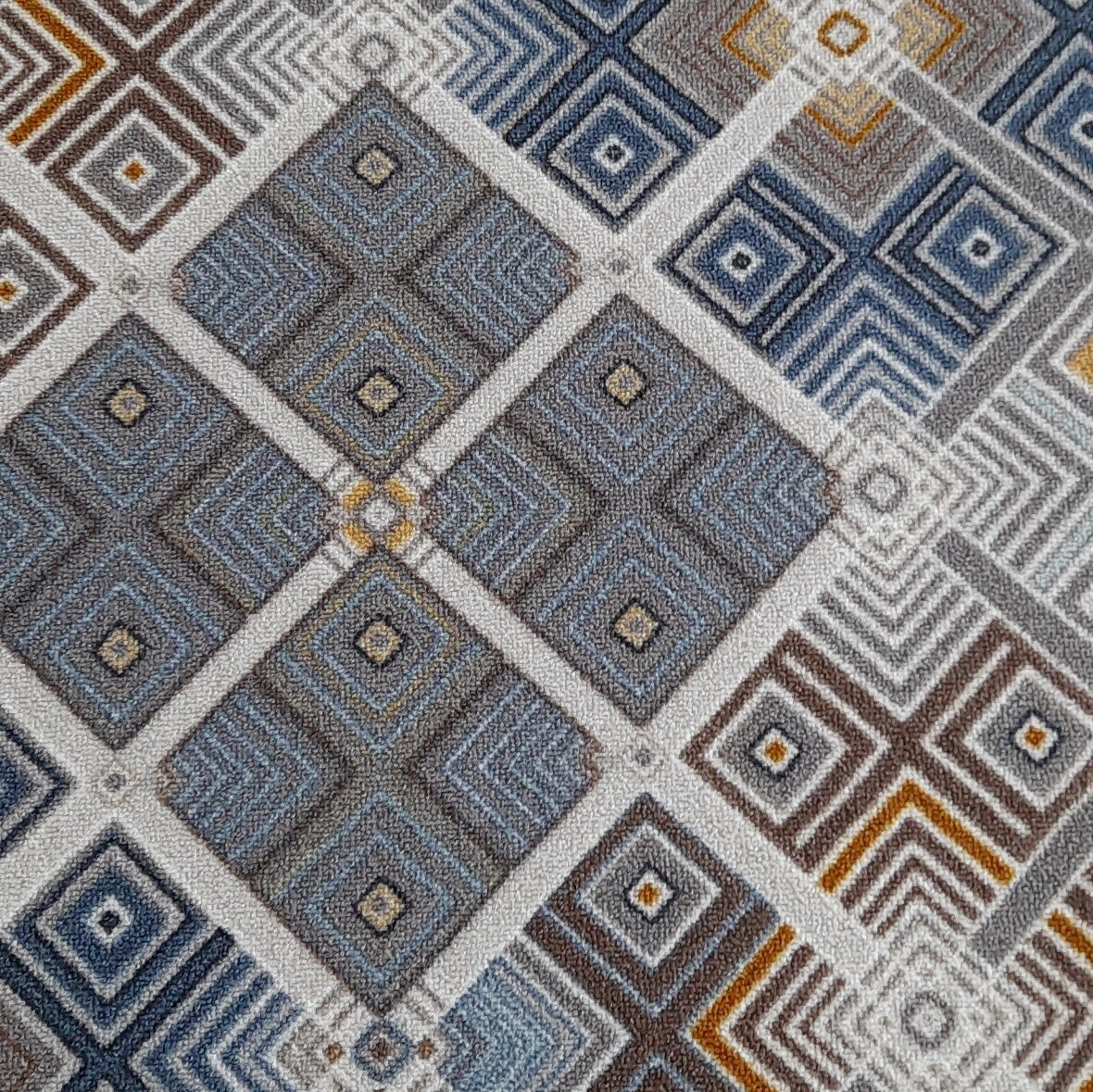 Ковровая дорожка на войлоке, Витебские ковры, с печатным рисунком, 2586, разноцветная, 1.5*1.5 м - фотография № 15