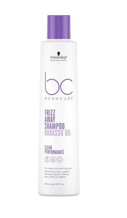 Schwarzkopf BC Frizz Away Shampoo Шампунь для непослушных и жестких волос, 250 мл