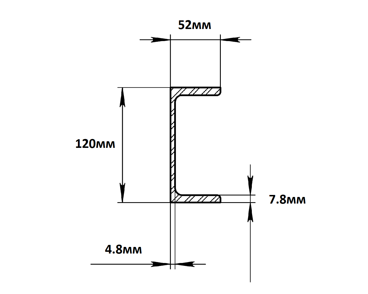 Швеллер 12 У