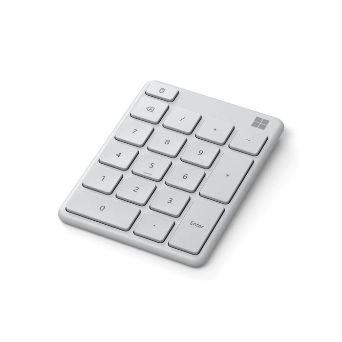 Клавиатура Microsoft Bluetooth Compact Numpad Glacier <1969> (23O-00021) Клавиатура Microsoft Bluetooth Compact Numpad Glacier (23O-00021)