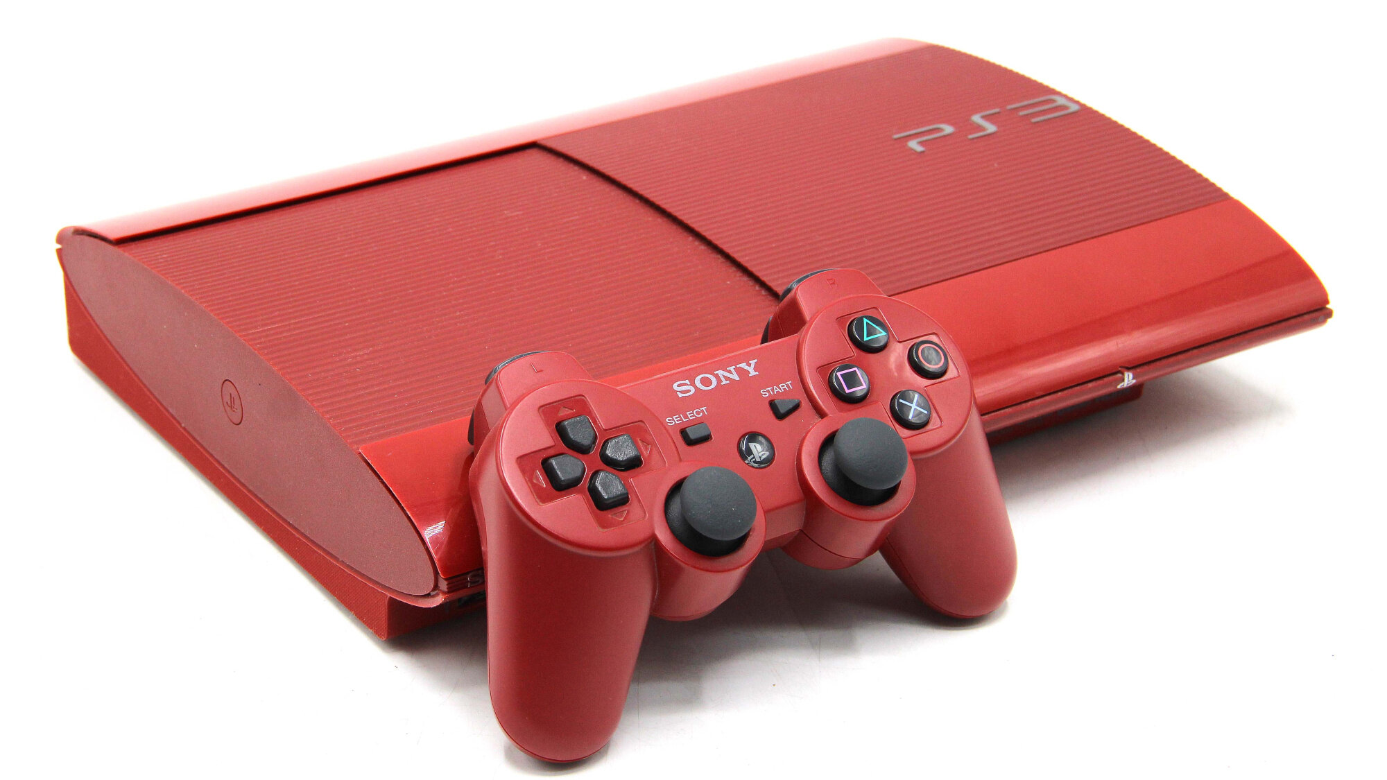 Игровая приставка Sony PlayStation 3 Super Slim 500 Gb Red HEN С играми