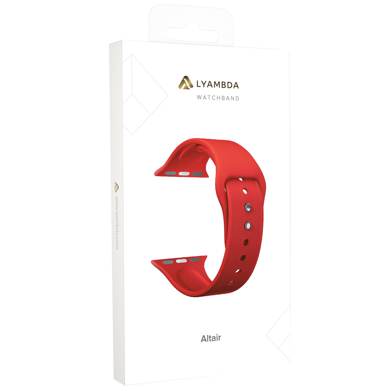 Ремешок Lyambda Altair для Apple Watch Series 3/4/5 белый (DS-APS08-44-WT) Noname - фото №2