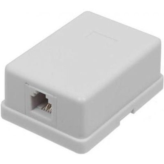 Настенная розетка Itk RJ45 кат. 5Е UTP 1 порт