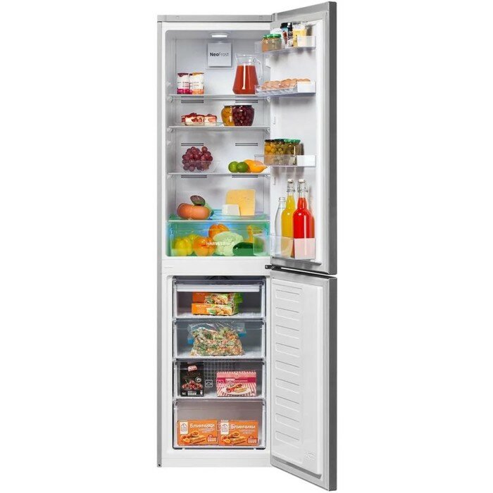 Beko Холодильник Beko RCNK335E20VX, двуххкамерный, класс А+, 335 л, серебристый - фотография № 2