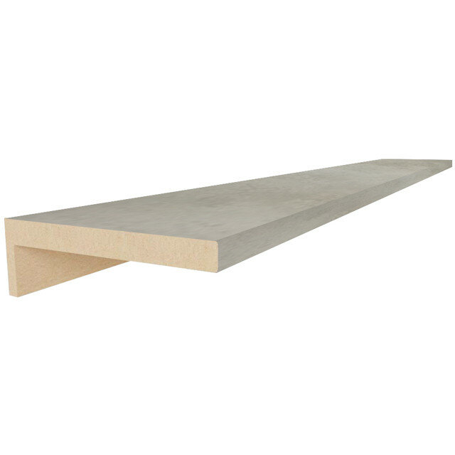 фото Наличник дифорд бетон натуральный 70мм телескопический пвх