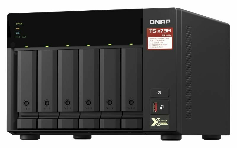 QNAP TS-673A-8G NAS сервер сетевое хранилище