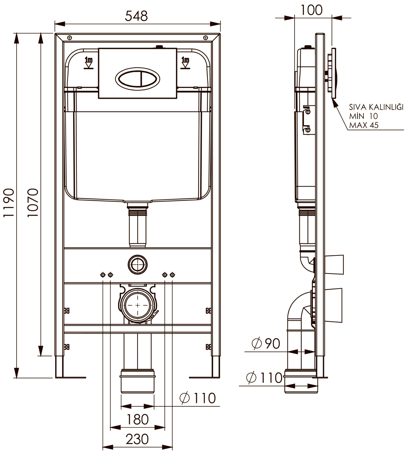 Комплект Унитаз подвесной BOCCHI V-Tondo 1417-001-0129 белый глянцевый, тонкая крышка с микролифтом + Система инсталляции для унитазов EWRIKA ProLT - фотография № 8