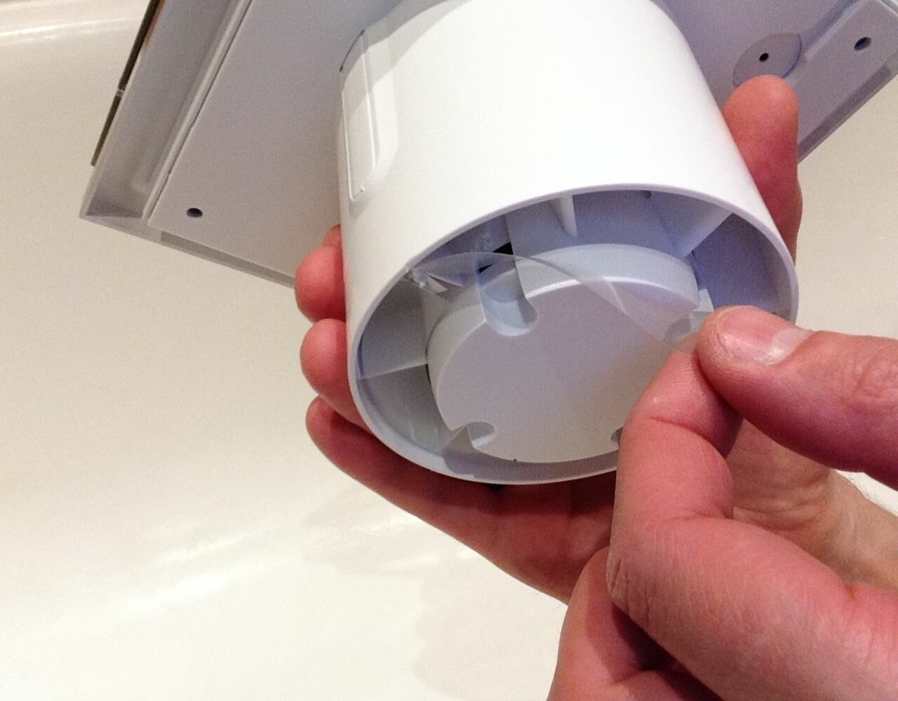 Вентилятор вытяжной 100 мм, для кухни/ ванной/ санузла, обратным клапаном, белый - фотография № 6