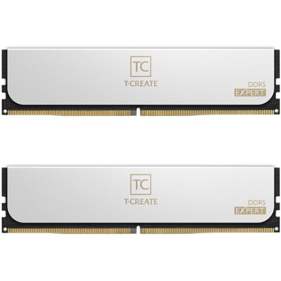 Оперативная память TEAM GROUP DDR5 TEAMGROUP T-Create Expert 32GB (2x16GB) 7200MHz CL34 (34-42-42-84) 1.4V White (CTCWD532G7200HC34ADC0)