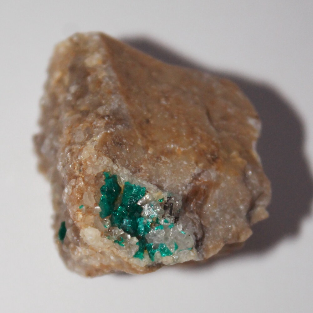 Диоптаз, коллекционный минерал "True Stones" - фотография № 1
