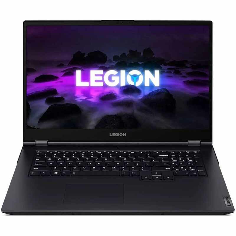Ноутбук Lenovo Legion 5 17ITH6H, 17.3" (1920x1080) IPS 144Гц/Intel Core i5-11400H/8ГБ DDR4/512ГБ SSD/NVIDIA GeForce RTX 3060 6ГБ/Без ОС, темно-синий [82JM000JRM]