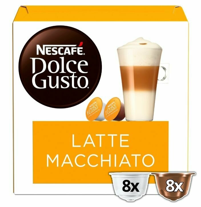 Кофе в Капсулах Nescafe Dolce Gusto Latte Macchiato 3 х 30 / Нескафе Дольче Густо Латте Макиато 90 капсул - фотография № 5