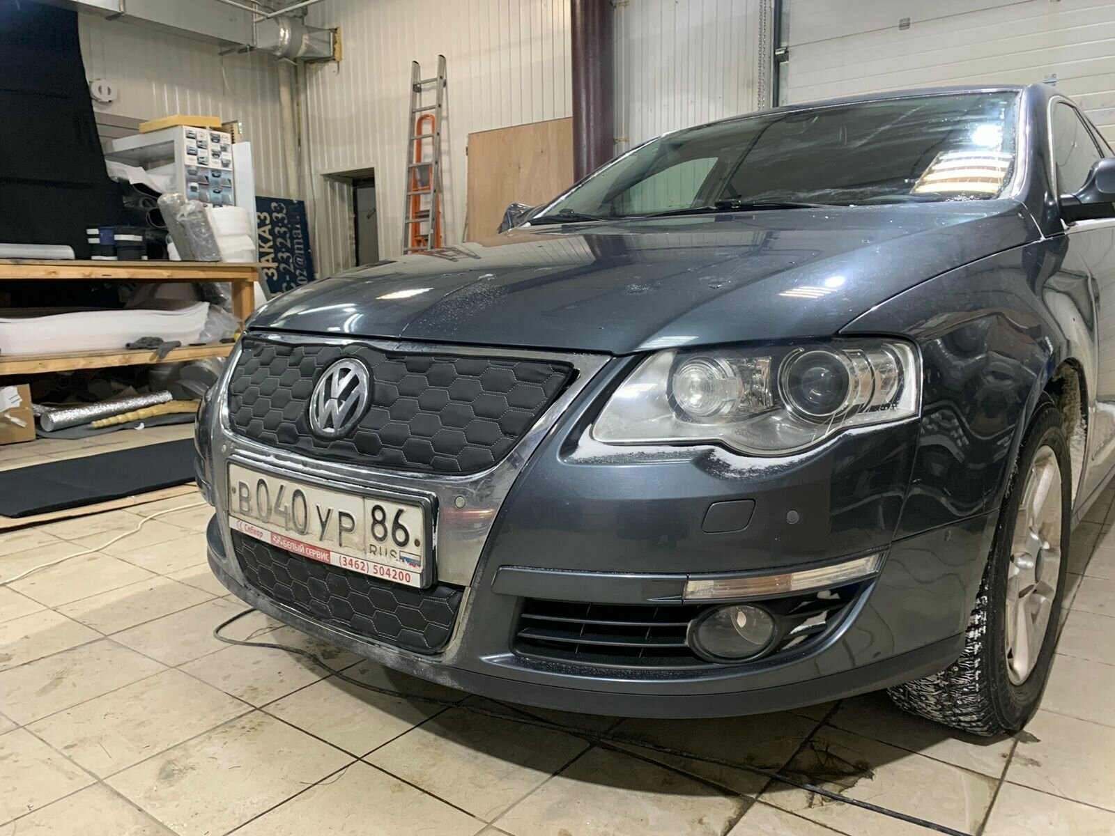 Утеплитель радиатора для Volkswagen Passat 2005- 2010 B6