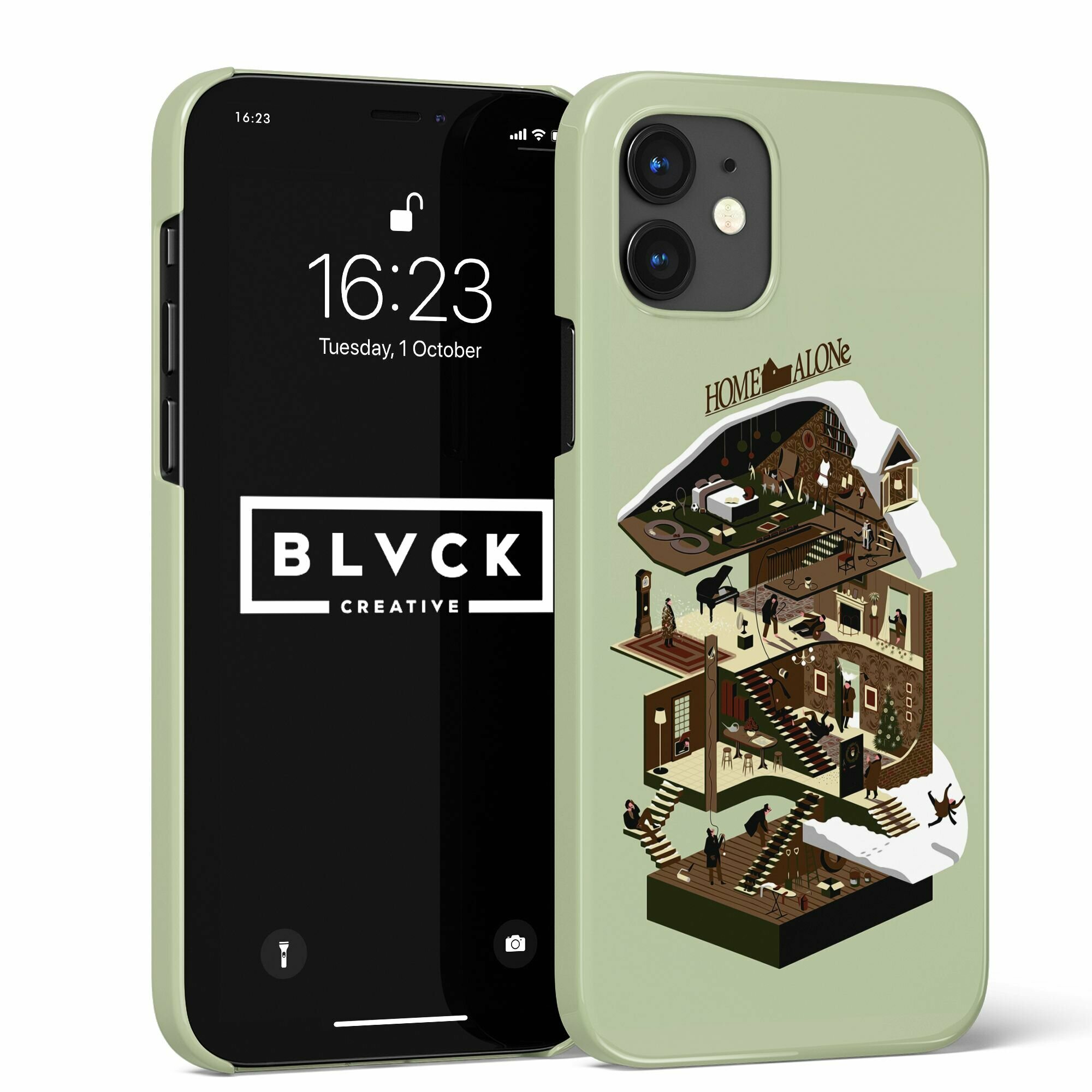 фото Чехол для IPhone 13 Pro с рисунком "Home Alone Один дома"