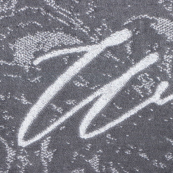Полотенце махровое Этель "Илья" серый, 50х90см, 100% хлопок, 420гр/м2 - фотография № 2