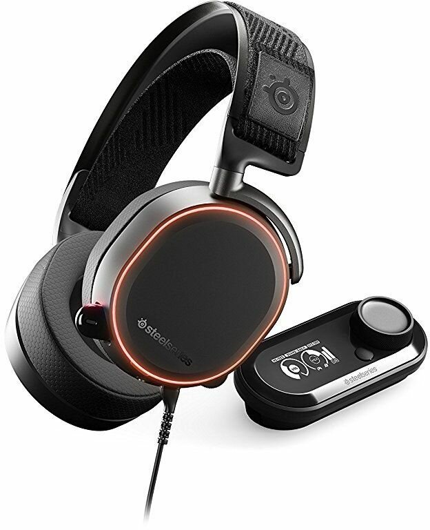 SteelSeries Наушники с микрофоном Steelseries Arctis Pro + GameDAC черный 3м (61453)