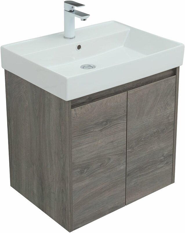 Комплект мебели для ванной Aquanet Nova Lite 60 302533 подвесной Дуб рошелье - фотография № 11