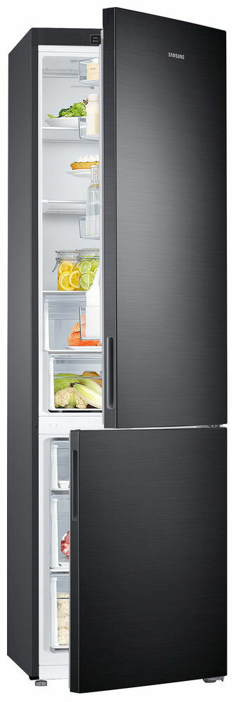 Холодильник SAMSUNG RB37A5070B1/WT черный (FNF) - фотография № 4