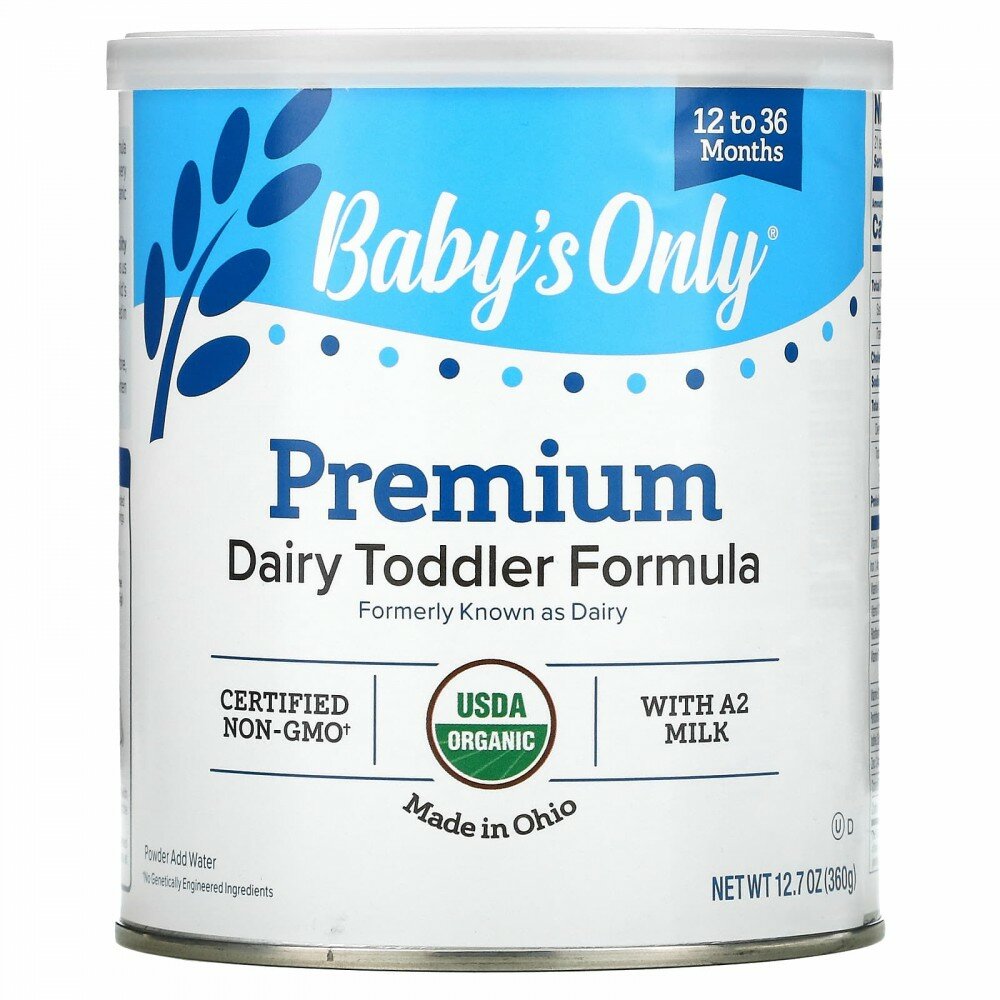 Nature's One, Baby's Only Organic, формула для малышей, молочный продукт, 360 г (12,7 унций)