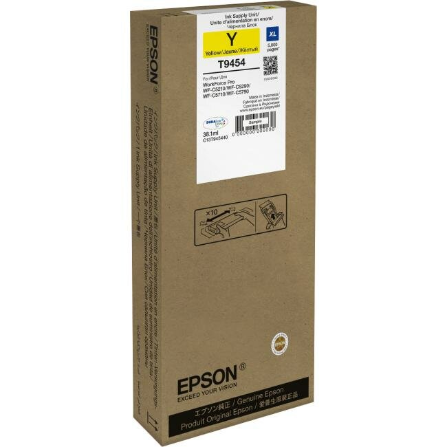 Картридж Epson T9454 (желтый экономичный)