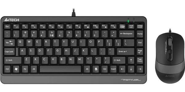 Клавиатура + мышь A4Tech Fstyler F1110 GREY Black/Grey