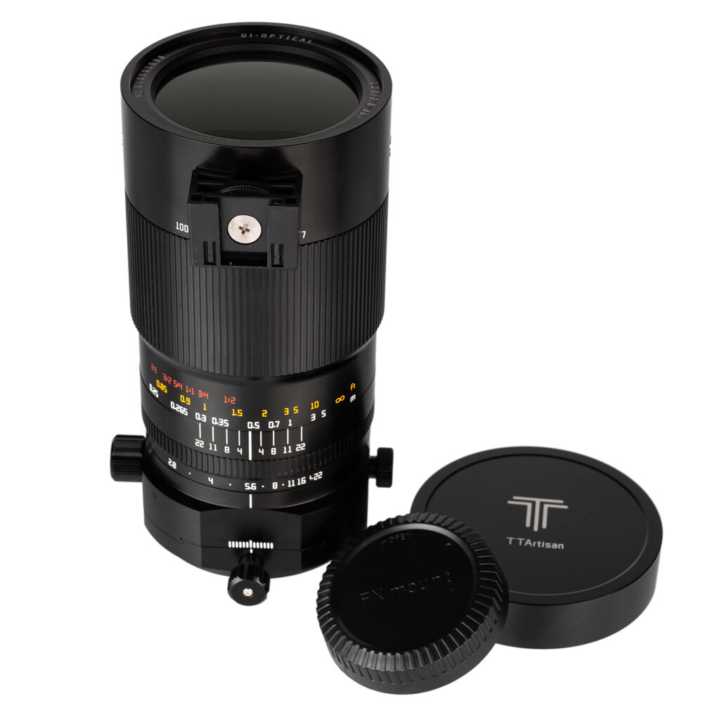 Объектив TTartisan 100 F28 Tilt Shift Full Frame для Fuji X