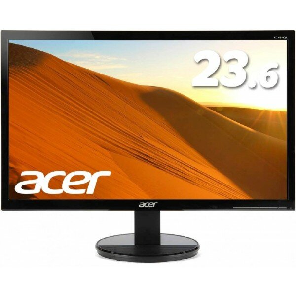 Монитор 23.6 Acer K242HQLbid Black (LED, Wide, 1920x1080, 5ms, 170/160, 250 cd/m, 100,000,000:1, +DVI, +HDMI, )