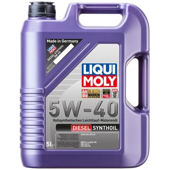 Моторное масло LIQUI MOLY Diesel Synthoil 5W-40 5 л