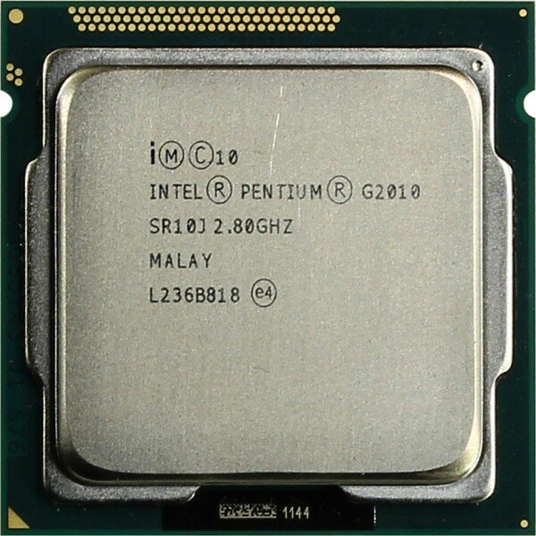 Процессор Intel Pentum G2010 (2,8 ГГц, LGA 1155, 3 Мб, 2 ядра)
