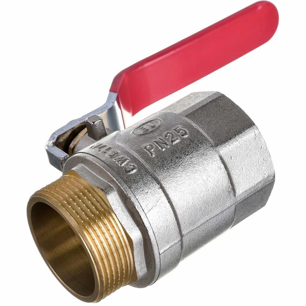 фото EUROS Кран шаровой (ручка - усиленный рычаг) 1 1/2" внутренняя - наружная резьба EU.YT1283070 112_k