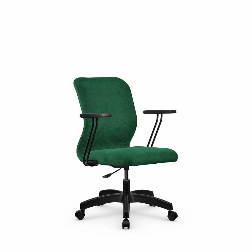 Компьютерное офисное кресло mетта SU-Мr-4/ подл. 109/осн. 005, Зеленое - фотография № 1