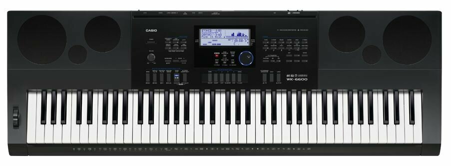 CASIO WK-6600 Синтезатор, 76 клавиш (блок питания и инструкция в коробке)