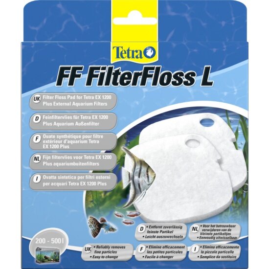 Губка мелкой очистки TETRA FF FilterFloss L синтепон для фильтра EX 1200 (2 шт.)