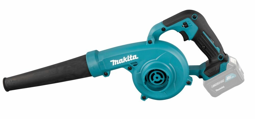 Аккумуляторный воздуходув Makita UB100DZ, 2.6 м /мин, 75 м/с, без АКБ и ЗУ - фотография № 2