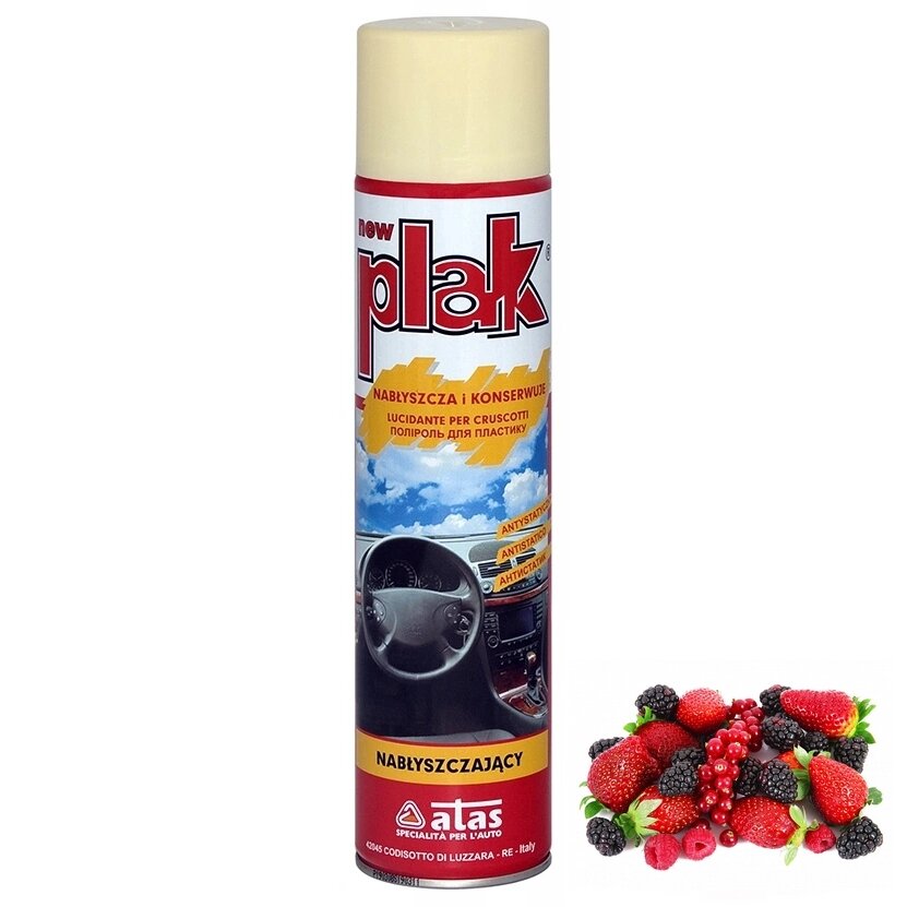фото Полироль PLAK 750мл Красные ягоды оригинал Италия /interPL750FruttiRossi