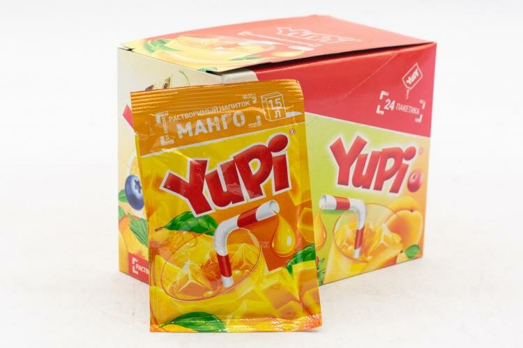 Растворимый напиток YUPI Манго 12 гр Упаковка 24 шт