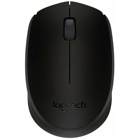 Мышь беспроводная Logitech B170 черный (910-004659)