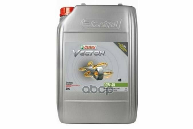 Castrol Масло Vecton 10W-40 E4/E7 20Л Ci-4 Jaso Dh-1 Cummins Ces 20077 Ces 20078 Ddc Powerguard 93K215 Deutz