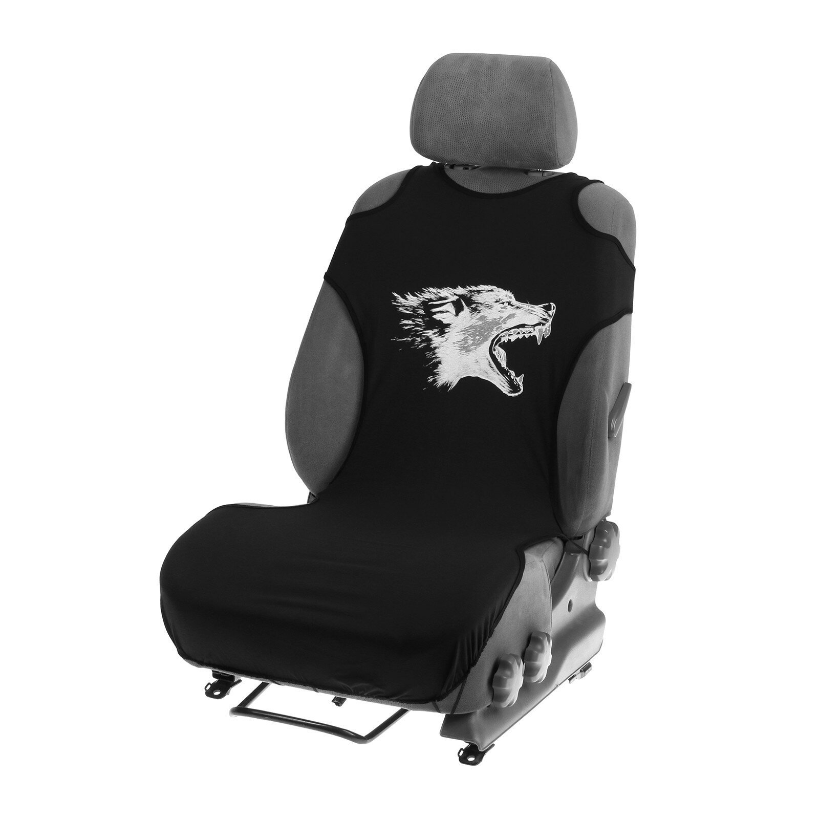 фото Чехол-майка "Оскал", на переднее сиденье, хлопок