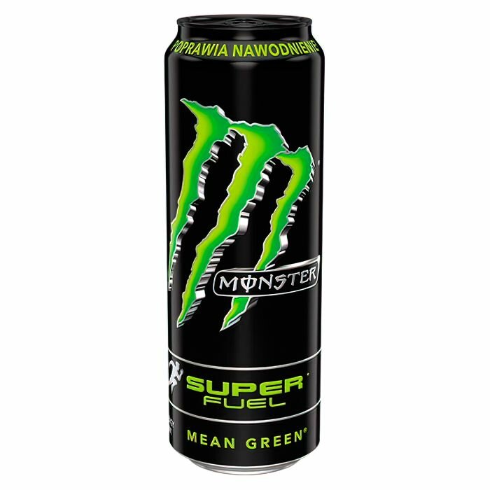 Энергетический напиток Monster Energy Super Fuel Mean Green со вкусом лимона и лайма (Польша), 568 мл (3 шт) - фотография № 2