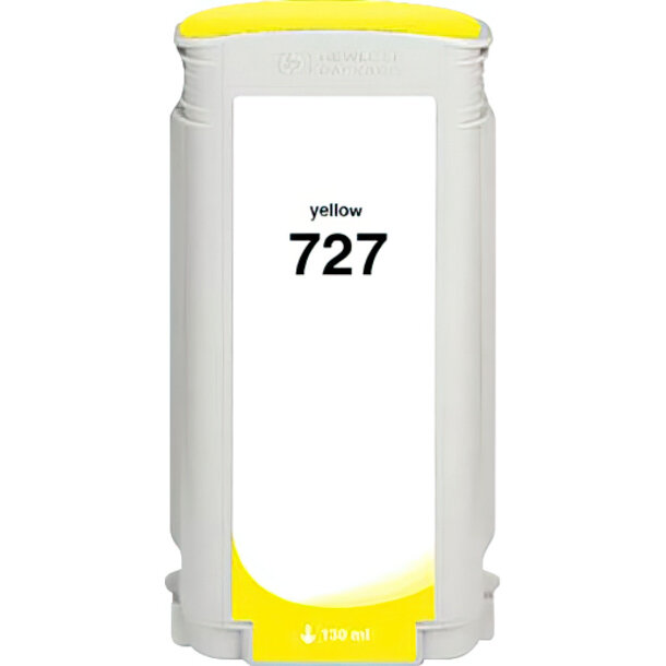 Картридж/ HP 727 Yellow для Designjet T920/T930/T930PS/T1500/T1530/T1530PS/T2500/T2530/T2530PS 130-ml (B3P21A) White Box With Chip