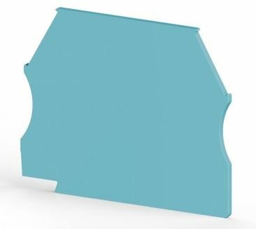 фото KLEMSAN 444121 Концевой сегмент на клеммники AVK(2,5-10)/ AVK RD (2,5-4), (синий); NPP 2,5-10