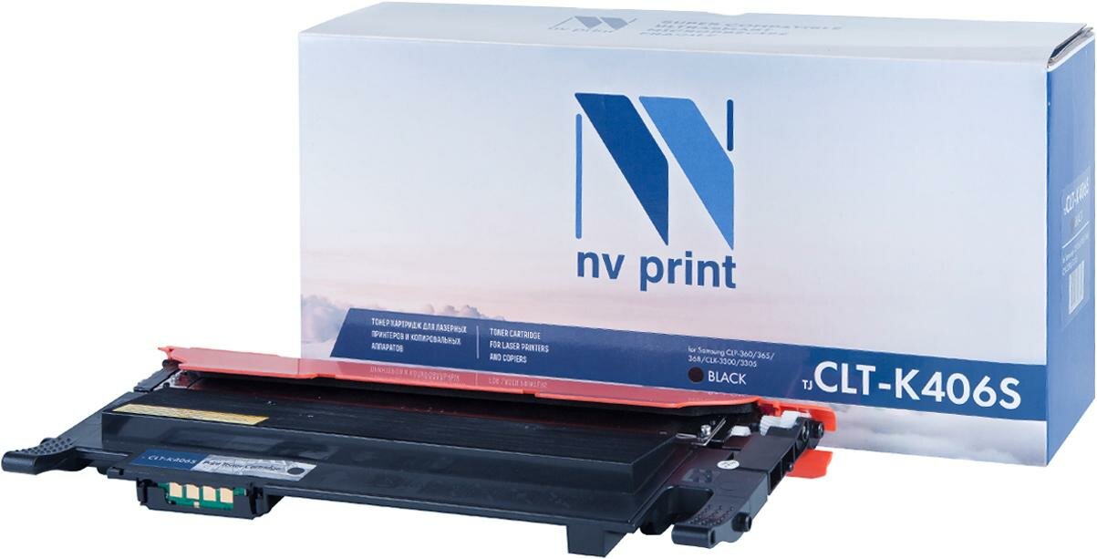 Картридж NV-Print NV-CLTK406S 1500стр Черный