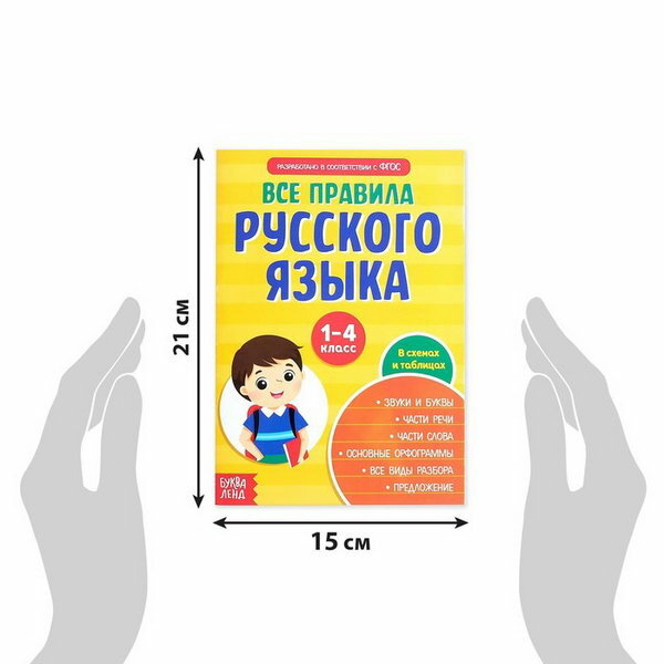 Все правила русского языка 1-4 классы Сборник шпаргалок - фото №2