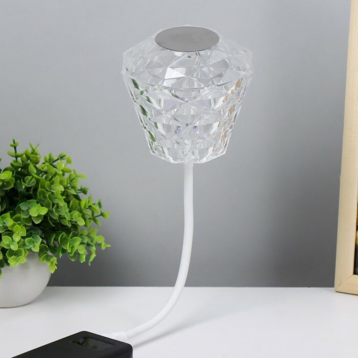 фото Светильник "Сомани" LED сенсорный 3000-6000К 5Вт USB 10х10х15см RISALUX