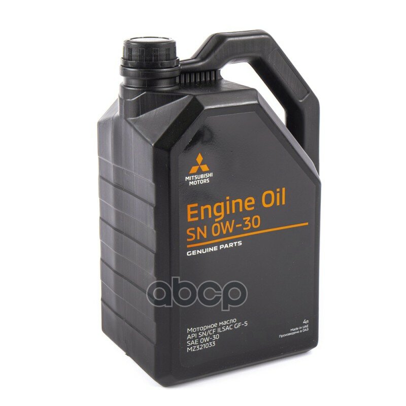 MITSUBISHI Масло Моторное Mitsubishi Engine Oil 0w-30 4 Л Mz321033