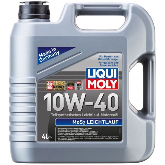 Моторное масло LIQUI MOLY MoS2 Leichtlauf 10W-40 4 л