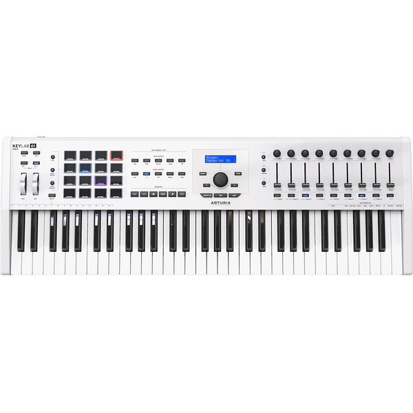 MIDI-клавиатура Arturia KeyLab 61 mkII White