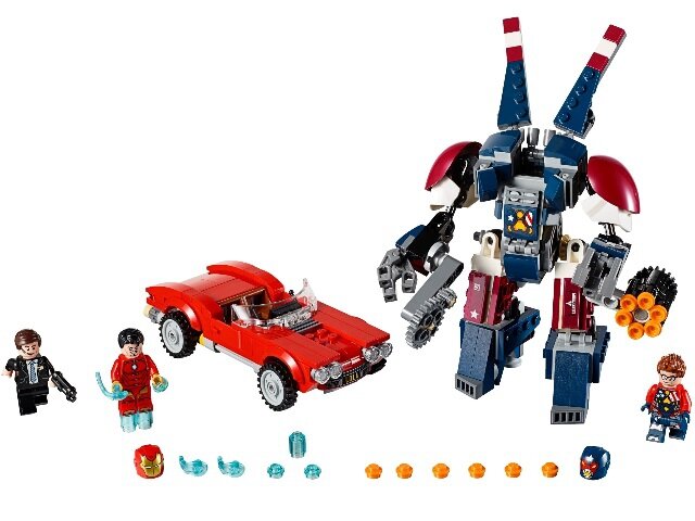 Конструктор LEGO Марвел (Lego Marvel) 76077 Железный человек: Стальной Детройт наносит удар