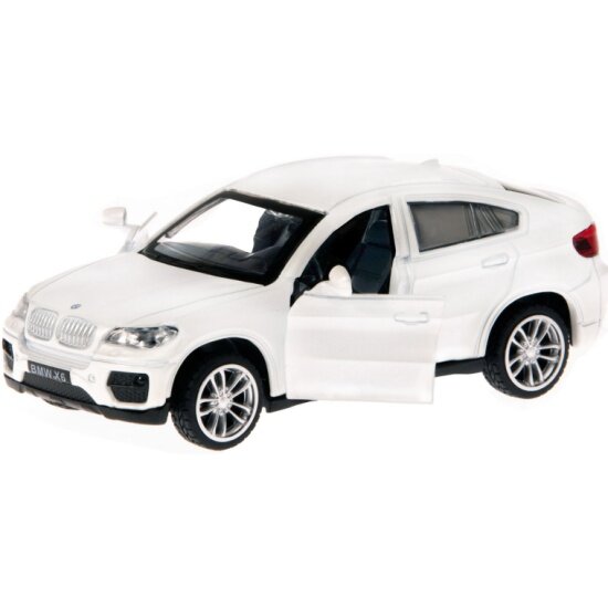 Масштабная модель автопанорама JB1200133 BMW X6, 1:43, белый